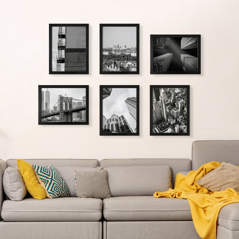 Haus and Hues Set of 4 16x20 Frames White - 16x20 Picture Frames for Wall  White Photo Frames, 16x20 Poster Frames for Wall White Picture Frames Pack,  Gallery Wall Frame Set (White
