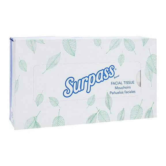 Surpass Facial Tissue White 8 in x 8.3 in 2 Ply Sold by 100 per Box