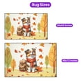 thumbnail image 5 of Welcome Fall Miniature American Shepherd Enjoys School Time Autumn Fall Leaves Indoor Rug MAS Dog Lover Gifts Carpet Living Bed Room Sofa Home Decor - 02013, 5 of 5