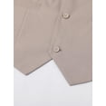 thumbnail image 5 of Beauty-Emily Plus Size Men’s 3 Piece Suit Set Blazer Vest Pants Two Button Lapel Business Formal Wedding Office Interview Elegant Attire, 5 of 8