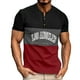 thumbnail image 1 of Mens Casual Pantalones Cortos Cuello Redondo Patchwork Suéter Blusa de Fitness, Camisetas para Hombre, 1 of 6