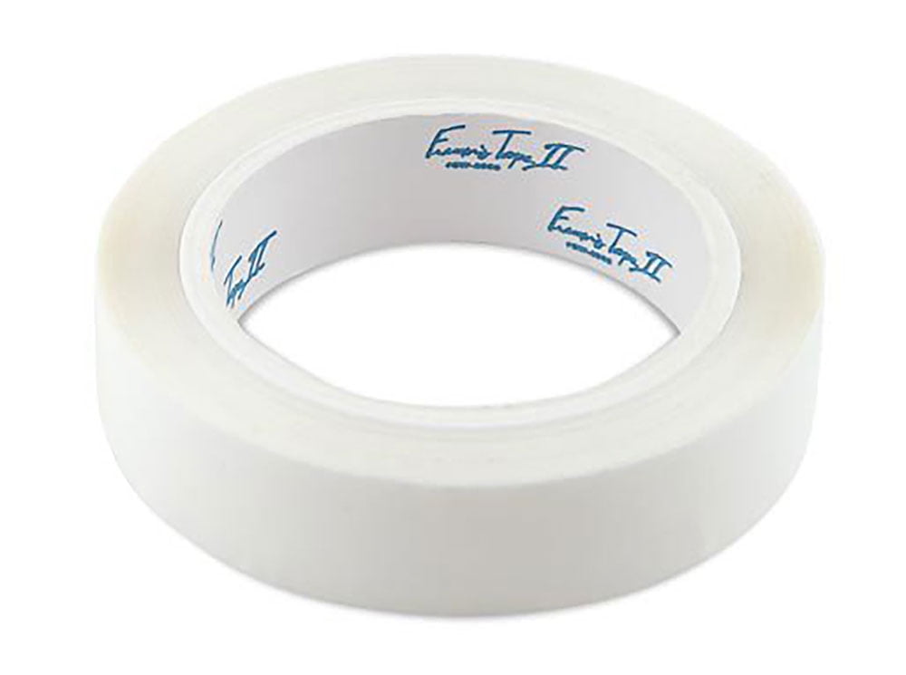 2 1" Black and 1" White MASKING TAPE 180 Foot Rolls 