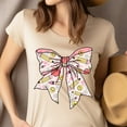 thumbnail image 4 of Valentine Teacher Shirt – Heart Bow Pencil Design for School, White, Size XL, 4 of 6