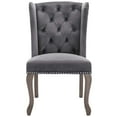 thumbnail image 6 of Modway Viscount Modern Accent Performance Velvet Dining Chair in Dusty Rose, 6 of 7