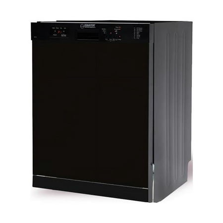 Equator Europe 24" Built in 14 place Dishwasher in Black
