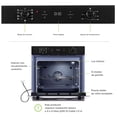 thumbnail image 3 of Horno Eléctrico Empotrable con Freidora de Aire y Recubrimiento Cerámico de 75L, Control Digital, Temporizador 120min, Temp hasta 250°C | AVERA HEL75FC, 3 of 10