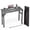 Marble Greige, variant on Small Computer Desk Folding Table - 35.8" Foldable Office Desk, No Assembly, Perfect for Small Spaces in Bedroom, or Apartment, Portable Mini Desk or Study Table Compact Design, Dark Oak