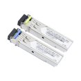 thumbnail image 1 of 1 Paire Module Fibre Gigabit SFP 1.25G Mode Unique 40km LC 1310nm/1550nm Compatible avec Plusieurs Types d'Interrupteurs, 1 of 9