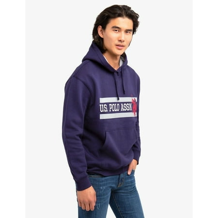 U.S. POLO ASSN. Men's Graphic Pullover Sweatshirt, Navy, Small