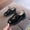 Black, variant on Dpytoraw Spring And Summer New Soft And Lightweight Rubber Sole Lace Up Glossy Fashion Children's Shoes Kids Athletic Shoes Girls Size 6