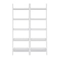 thumbnail image 6 of Lean To Shelf Units With 5 Shelves in Linen White - Set of 2 Pieces, 6 of 6