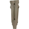 thumbnail image 4 of Ekena Millwork 5 1/8"W x 2 3/8"D x 15 1/2"H Medium Traditional Pilaster Wood Corbel, Walnut, 4 of 4