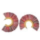 thumbnail image 3 of Pendientes de aro Perfecl Étnicos con Flecos y Borlas Bohemias Multicolor, 3 of 8