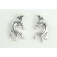 thumbnail image 2 of Sterling Silver Small Kokopelli Earrings with Hypoallergenic Posts and Backs Item #1579, 2 of 3