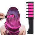 thumbnail image 1 of Collagen Hair Split End Disposable Hair Color Temporary Hair Color Chalk Comb Ladies Instant Hair Color Highlight Stripe Color Hair Color Powder For Birthday Party, 1 of 2