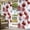 Red, variant on Teal Green Floral Outdoor Curtains for Patio Waterproof, Grommet Outdoor Privacy Panels, Vintage Cornflower Leaves Rustic Plants Weatherproof Outside Curtains for Porch/Cabana 54"Wx84"L, 1 Panel