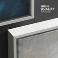 thumbnail image 4 of wall26 Framed Canvas Print Wall Art Pastel Teal Gold Gray Sky Minimal Landscape Abstract Shapes Illustrations Modern Art Decorative Contemporary for Living Room, Bedroom, Office - 24x36 White, 4 of 5