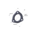 thumbnail image 2 of Vibrant Performance 1485S VIB1485S 3-BOLT STAINLESS STEEL FLANGE (2.75IN I.D.) - SINGLE FLANGE, RETAIL PACKED, 2 of 4