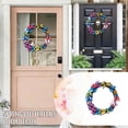thumbnail image 6 of Butterfly Flower Wreath 15.7 Inch Artificial Spring Easter Door Wall Decoration for Hotel Restaurant Shop Window Home Decor Reusable 1 Piece, 6 of 6