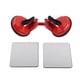 thumbnail image 1 of Tope de puerta con alarma de seguridad, tapón de puerta de alerta de respuesta rápida sensible portátil para apartamento, Hotel, hogar, tipo de doble succión, 1 of 10
