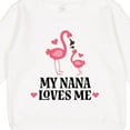 thumbnail image 3 of Inktastic Nana Loves Me Girl Flamingo Toddler Sweatshirt, 3 of 4