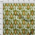 thumbnail image 3 of oneOone Polyester Spandex Light Green Fabric Ikat Dress Material Fabric Print Fabric By The Yard 56 Inch Wide, 3 of 4