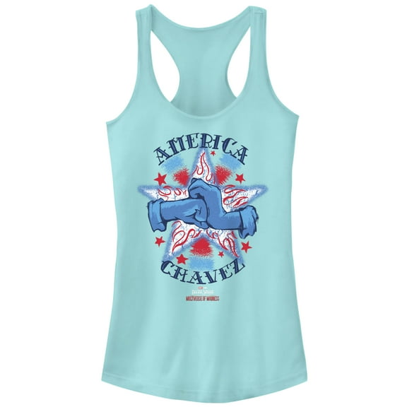 Junior's Marvel Doctor Strange in the Multiverse of Madness Ready for Action Racerback Tank Top Cancun X Small