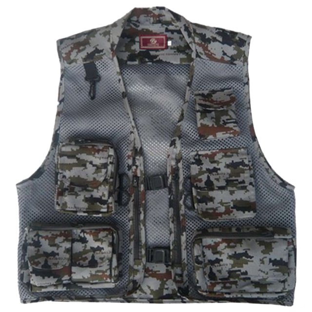 Fishing Photography Vest Summer Multi Pockets Mesh Jackets Quick Dry Waistcoat