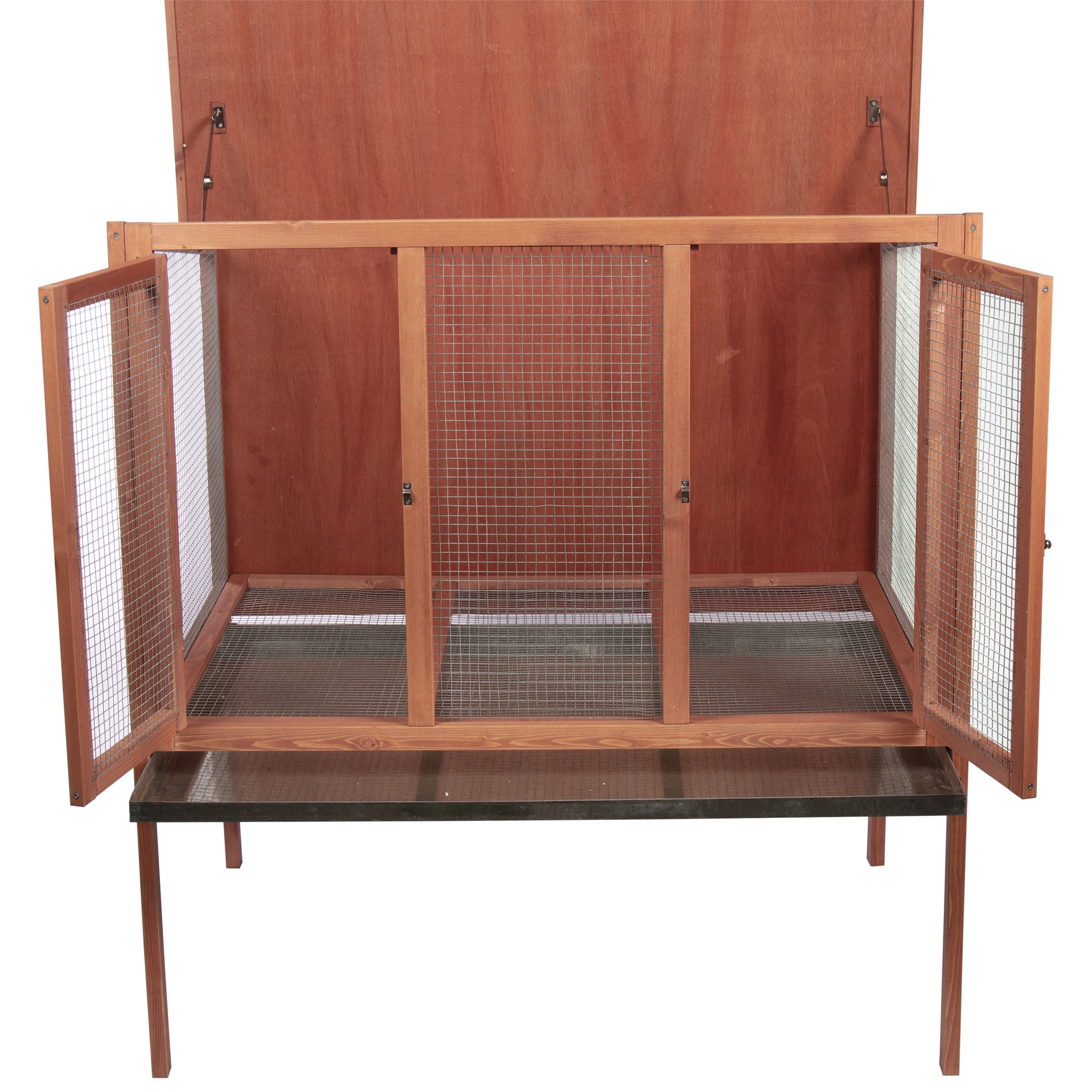 Heavy Duty Double Rabbit Hutch