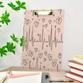 thumbnail image 7 of Heart and Line Acrylic Clipboards A4 Standard Letter Size Clipboard 12.5" X 9" Clip Board for Students Teacher Office, 7 of 7