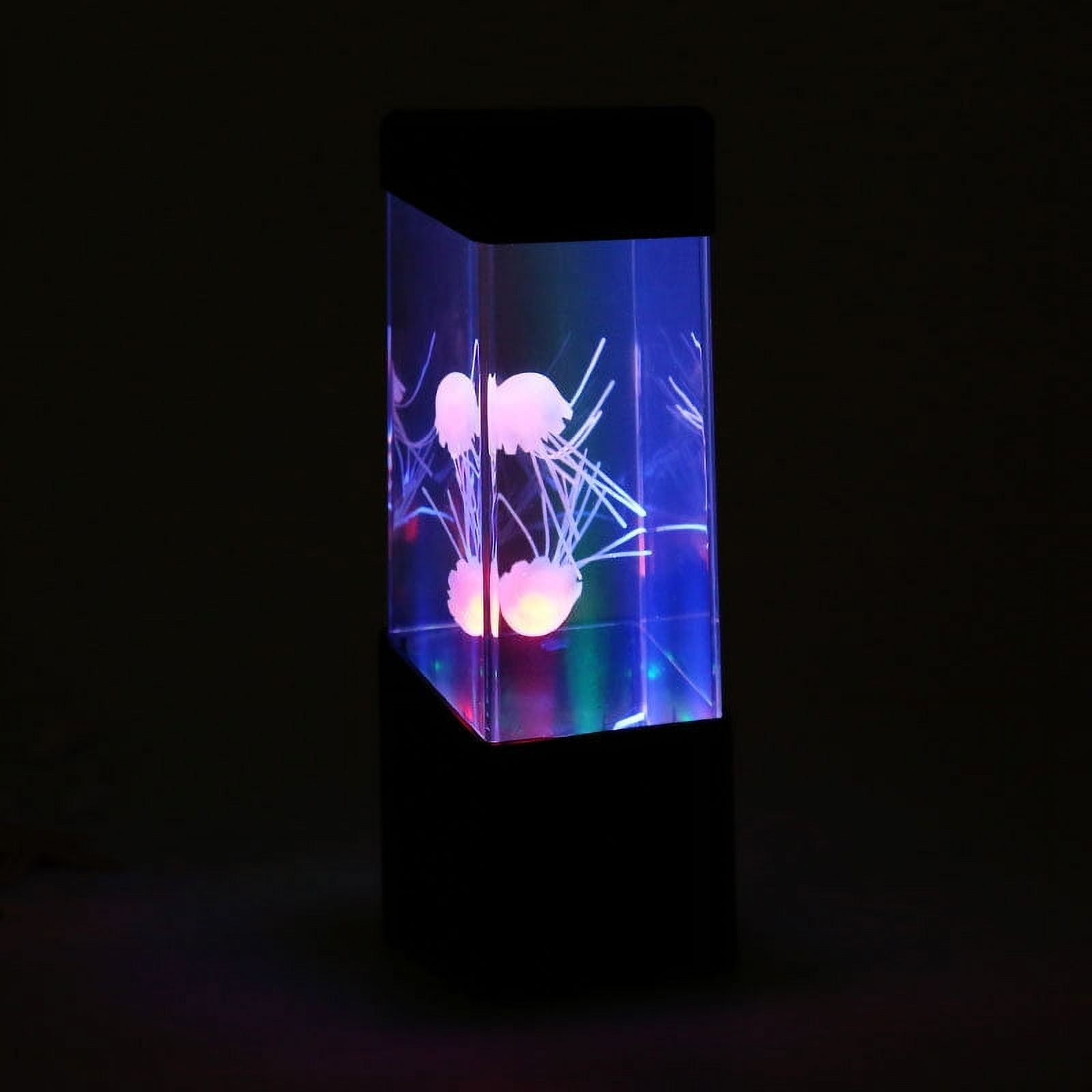 Jellyfish Aquarium colorful color changing electronic pet simulation fish tank creative home gift toy viewing Creative Home Gift