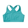 thumbnail image 2 of MSemis Kids Girls Tank Top Gymnastics Dance Workout Crop Top Mint Green 12, 2 of 4
