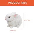 thumbnail image 2 of 3Pcs Micro Rabbit Decors Resin Easter Bunny Adorns Adorable Animals Adorns, 2 of 7