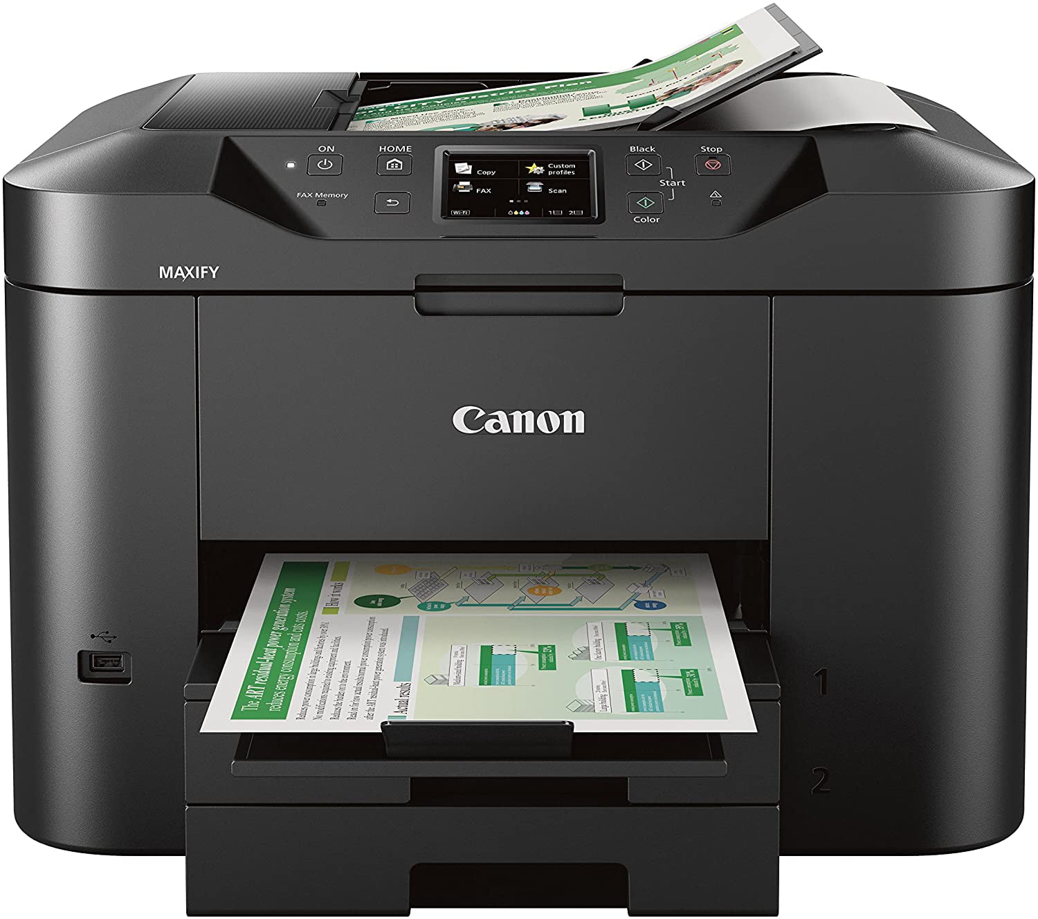 Canon Office and Business MB2720 Wireless All-in-one Printer, Scanner ...