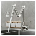 thumbnail image 1 of Brass Pot Filler Faucet Deck Mounted Three-Section Extension Folding Kitchen Faucet Triple Joint Swing Arm For Hot And Cold ,Effortless Installation, 1 of 7