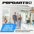 thumbnail image 2 of Popdarts PRO Pack Game Set (Argent et Or) - Jeu de lancer à ventouse intérieur et extérieur - Compétition avec un POP, 2 of 8