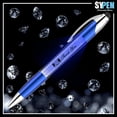 thumbnail image 2 of Thank You Greeting Gift Stylus Pens-Pen Lights up a Thank You Message- 3 in 1 Stylus+ Ballpoint Pen Barrel Filled with Crystals-Compatible with Most Phones and Touch Screen Devices, Multicolor 6 Pack, 2 of 7