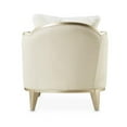 thumbnail image 6 of Michael Amini Villa Cherie Chaise - Pearl/Caramel, 6 of 9