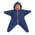 thumbnail image 2 of Takafot Baby Starfish Onesie Halloween Zipper Hooded Star Suit Newborn Outfit Newborn Picture Outfit for Halloween Christmas Festival and Baby Party Dressing‑Up, 2 of 9