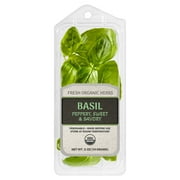 Fresh Organic Basil, 0.5 oz Clamshell