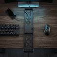 thumbnail image 6 of 17"X28.7" Extendable Under Desk Cable Management Tray  with Cable Slots,Black Metal Under Desk Storage for Office and Gaming Accessories, 6 of 6