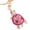 Pink, variant on Fashion Turtle Keychain Rhinestone Woman's Bag Hanging Ornament Car Decoration