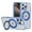 Blue, variant on Decase Shockproof Clear Case with 360° Ring Stand Magnetic for iPhone 16 Pro Max,Anti-Fingerprint,Military Drop Protection,Compatible with Mag-Safe,Soft Edge Translucent Slim Phone Case,Gray
