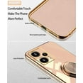 thumbnail image 2 of Compatible with Poco F5 Case Silicone TPU Shockproof Xiaomi Poco F5 Phone Case with Magnetic Ring Kickstand Plating Anti-Scratch Cases (Pink), 2 of 14