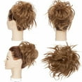 thumbnail image 3 of SEGO Messy Bun Hair Piece for Women Wavy Hair Scrunchies Synthetic Hair Bun Hairpiece Fluffy Tousled Updo Scrunchie Chignon Wrap on Scrunchy Bun Extensions Donut, 3 of 7