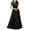 Black, variant on Womens Wedding Guest Dresses Formal Lace Neck Maxi Dresses Elegant Sleeveless Club Dresses Fall Party Dresses