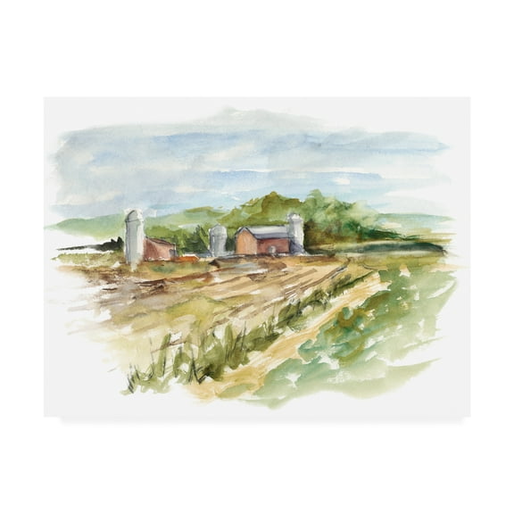 Trademark Fine Art 'Rural Plain Air VI' Canvas Art by Ethan Harper