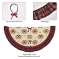 thumbnail image 4 of Kdxio Labrador Retriever Dog Print Christmas Tree Skirt Christmas Xmas Tree Skirts Mat for New Year Holiday Christmas Party Decorations-48", 4 of 6