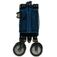 thumbnail image 4 of Ozark Trail Quad Fold Camping Wagon with Telescoping Handle, Blue, Polyester, 4 of 7