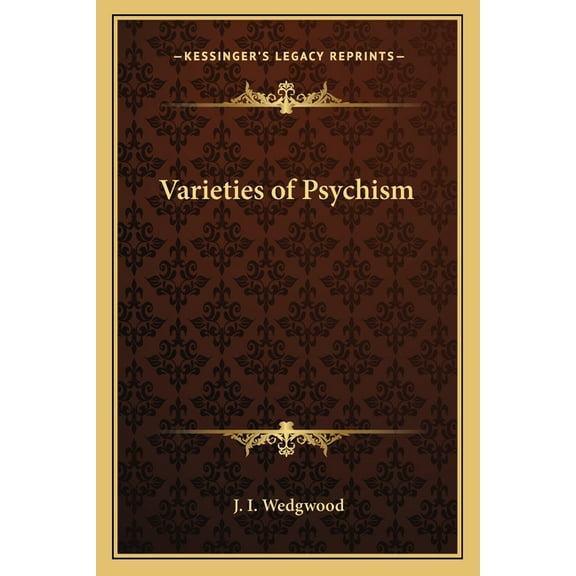Varieties of Psychism, (Paperback)